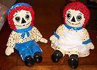 VINTAGE BOBBS MERRILL RAGGEDY ANN & ANDY BOOKENDS 1974