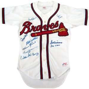  500 Home Run Club Autographed Atlanta Braves Jersey (James 