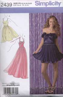Create fabulous prom dresses in three lengthsfitted bodice with or 