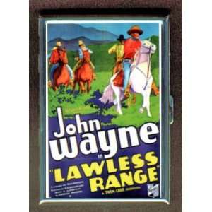   WAYNE WESTERN COWBOY 1935 ID CIGARETTE CASE WALLET 
