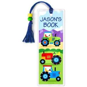   Trains, Planes and Trucks Pers. Bookmark By Olive Kids