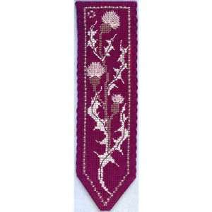   Ancient Thistle Counted Cross Stitch Bookmark Kit: Toys & Games