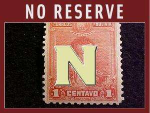 NobleSpirit~ IMPORTANT Bolivia 62 COLOR ERROR$595 EXTREMELY RARE 