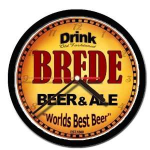  BREDE beer and ale cerveza wall clock: Everything Else