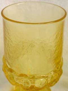 FRANCISCAN crystal MADEIRA cornsilk ICED TEA GOBLET  