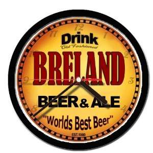  BRELAND beer and ale cerveza wall clock: Everything Else