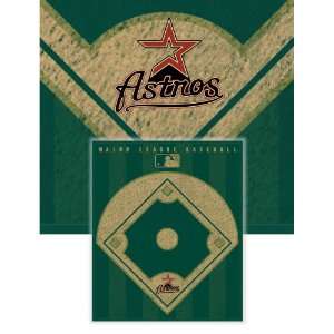 Houston Astros 60x50 inch Diamond Fleece Blanket / Throw  