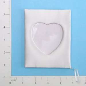  Bridal Satin Heart Frame