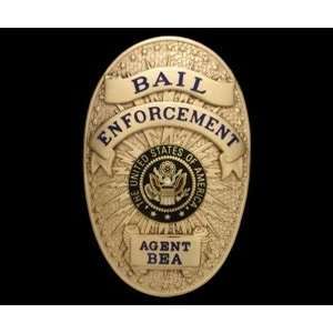Commander Series   Bail Enforcement Badge  Sports 