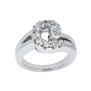   Ct. Diamonds ring F VVS1 white gold anniversary ring 