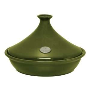   Emile Henry Flame Top 2.6 qt. Ceramic Tagine   Olive