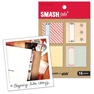 PAPER SMASH TABS K&Company SMASH* Folio Tabs ~New  