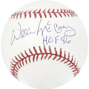  Willie McCovey Autographed Baseball  Details: HOF 86 