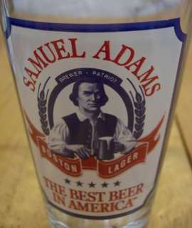 VINTAGE STYLE SAMUEL ADAMS Boston Lager BEER GLASS CUP  