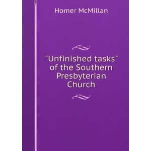   of the Southern Presbyterian Church Homer McMillan  Books