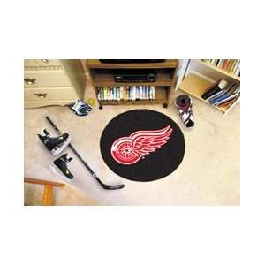  NHL Detroit Red Wings Hockey Puck Rug Mat: Sports 