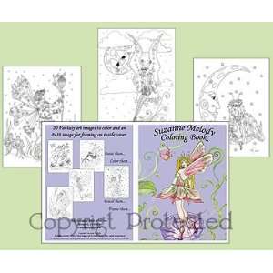  Suzanne Melody Coloring Book Faeries 