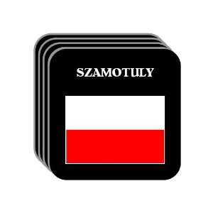  Poland   SZAMOTULY Set of 4 Mini Mousepad Coasters 