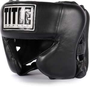   Performance Leather Headgear   Muay Thai Kickboxing or Boxing # TETHG