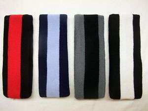 Striped Sport/Athletic Headband/SWEATBAND~LARGE~PICK 1  