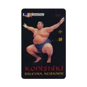 Collectible Phone Card: $21. Japanese Sumo Wrestler Konishiki Salevaa 