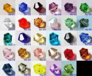    500pcs Swarovski Crystal 6mm Bicone Beads #5301  