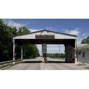 Americana Poster   Toll booth at the entrance of Historic New Harmony 