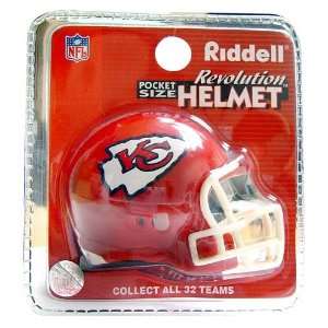  Kansas City Chiefs Revolution Style Pocket Pro NFL Helmet 