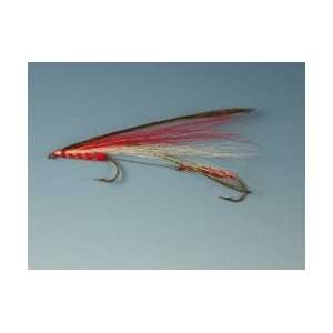    Red and White Bucktail Tandem Streamer Fly