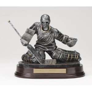 Ice Hockey Goalie Trophy Award:  Sports & Outdoors