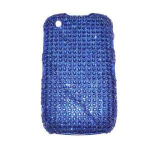  Modern Tech Blue Diamante Case/ Cover for BlackBerry 8520 