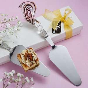   Favors Murano Glass Collection Mini Pastry Server: Everything Else