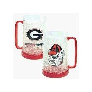  Georgia Bulldogs NCAA Crystal Freezer Mug: Sports 