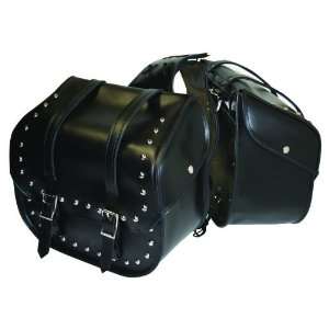  Best Quality Pvc Motorcycle Saddle Bag By Diamond Plate 