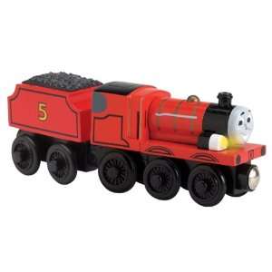   : James (Talking, Lights, Sounds)   Thomas Wooden Train: Toys & Games