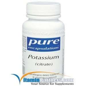  potassium citrate 180 vegetable capsules by pure 