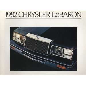   1982 Chrysler LeBaron Sales Brochure Book Convertible 