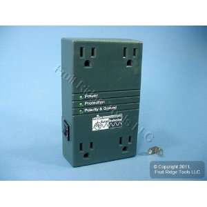  Leviton Gray Industrial Surge Suppressor Receptacle Outlet 