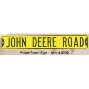  Yellow John Deere Road Street Sign,: Home & Kitchen