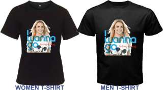 Britney Spears I Wanna Go Femme Fatale Custom T shirt  