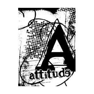 Magenta Cling Stamps   Attitude: Arts, Crafts & Sewing
