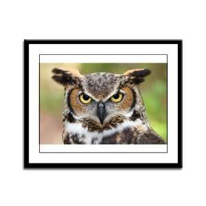  Framed Panel Print Great Horned Owl: Everything Else