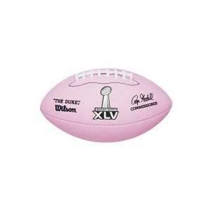  Super Bowl XLV 45 Mini Pink Football: Sports & Outdoors