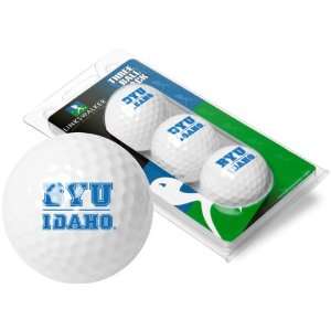  BYU Idaho Vikings 3 Pack of Logo Golf Balls: Sports 