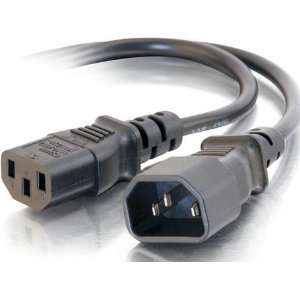  10FT 250V C13 TO C14 POWER CORD: Electronics