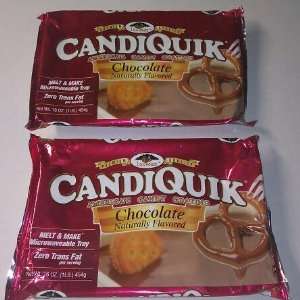 Log House Chocolate Candiquik, 16 ounce Packages (Pack of 2) By Log 