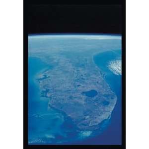 Exclusive By Buyenlarge View of Florida Peninsula From Space 24x36 