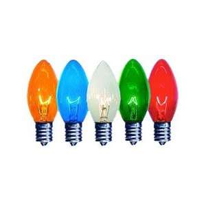  C9 Multi Color Twinkle Bulbs 7 Watt (25 Pack)