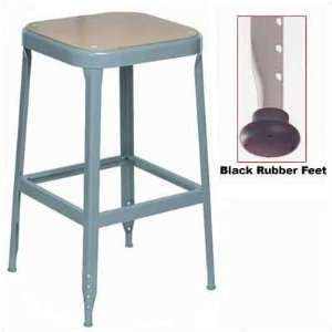   Wood Seat and Adjustable Leg Extensions (Set of 2) Stool Color: Putty