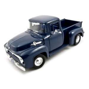  1956 Ford F 100 Pickup Blue 1:24 Diecast Car Model: Toys 